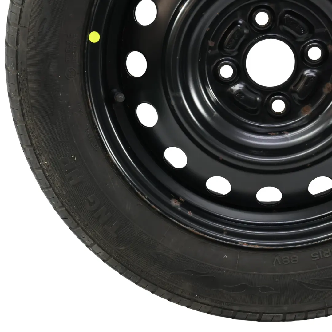 Toyota Corolla E12 Llanta Acero Negro 15" ET:45 6.5J 195/60 - SKU 2150649-1 - Número de pieza 2150649