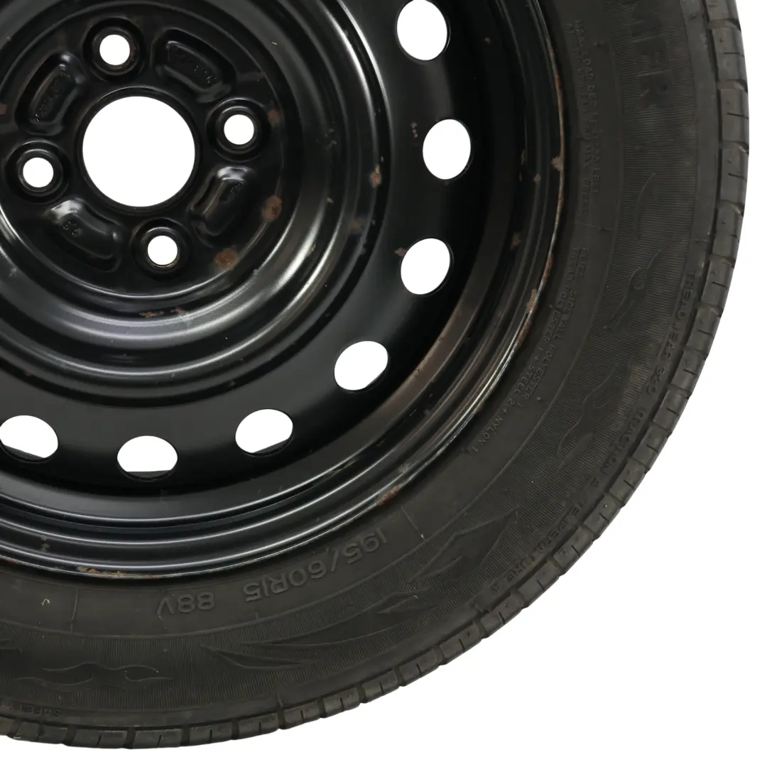 Toyota Corolla E12 Llanta Acero Negro 15" ET:45 6.5J 195/60 - SKU 2150649-1 - Número de pieza 2150649