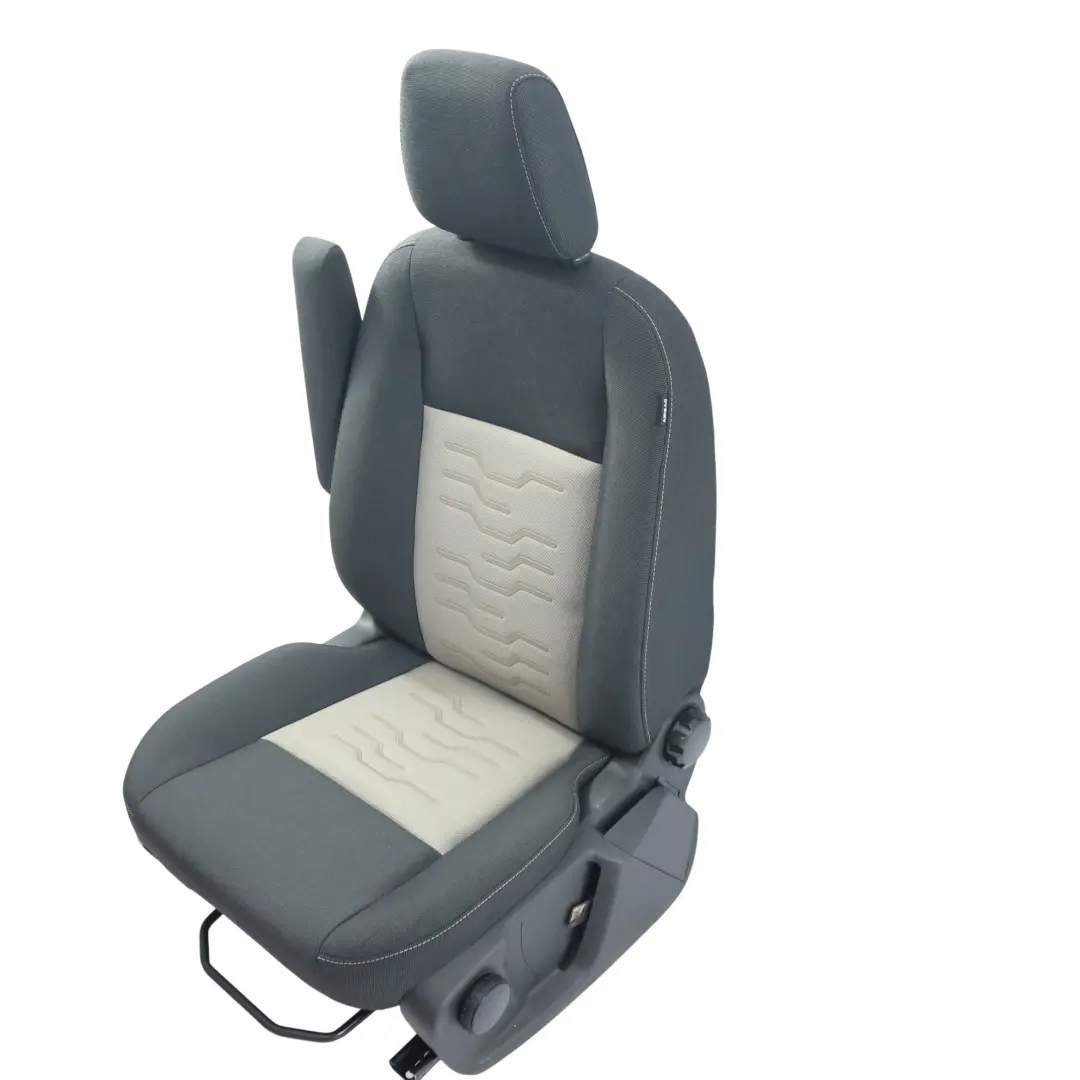 Front Left N/S Cloth Fabric Ecko Medium Stone to Ford Tourneo Custom Seat with Part number 2262821 Ford Tourneo Custom Seat Front Left N/S Cloth Fabric Ecko Medium Stone - SKU RHD-2262821-1 - Part number 2262821