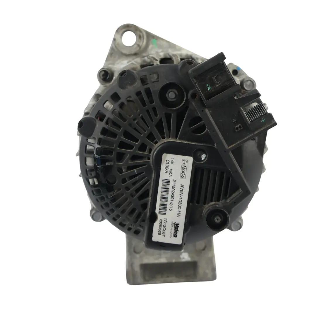 Ford Fiesta MK7 Focus MK3 Alternador 14V 120A 1.6 Gasolina AV6N-10300-HA - SKU 2265722 - Número de pieza 2265722