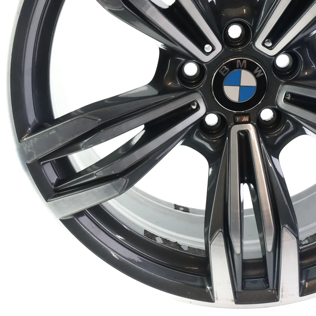 BMW F06 F12 F13 Alloy Wheel Rim Grey 20" 9,5J ET:31 M Double Spoke 2284450 - SKU 2284450-1 - Part number 2284250
