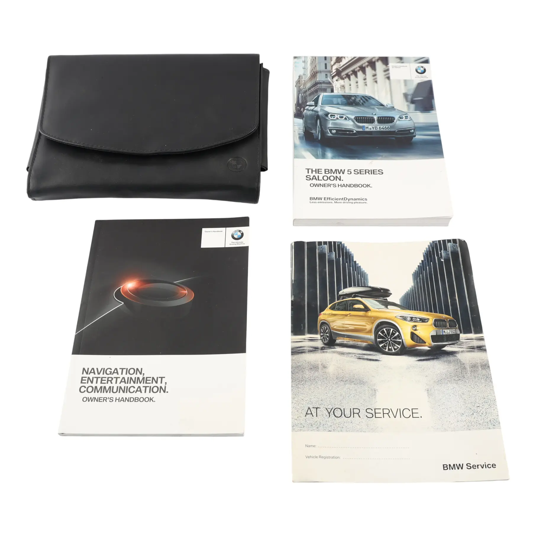 BMW F10 F20 F21 F30 F31 Handbuch Leder Hülle Etui Aufbewahrung Mappe