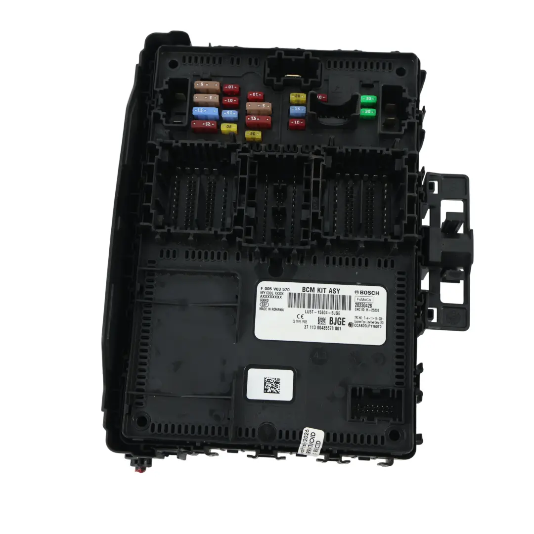 Mk3 C482 Body Control Module BCM Unit LU5T-15604-BJGE to Ford Kuga with Part number 2544971 Ford Kuga Mk3 C482 Body Control Module BCM Unit LU5T-15604-BJGE - SKU 2544971 - Part number 2544971