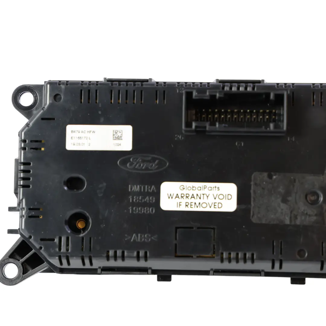 Ford Fiesta MK8 Panneau Commande Climatisation Chauffage - SKU 2592183 - Numéro de pièce 2592183