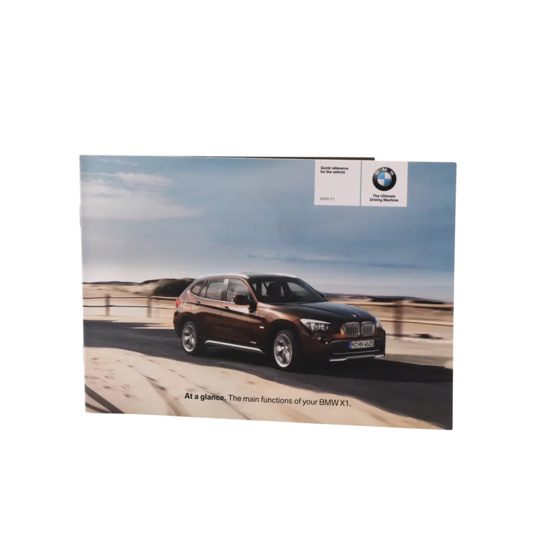 Owner's Handbook Book Booklet Instructions Manual Case Wallet to BMW X1 E84 with Part number 2605891 BMW X1 E84 Owner's Handbook Book Booklet Instructions Manual Case Wallet - SKU 2605891 - Part number 2605891