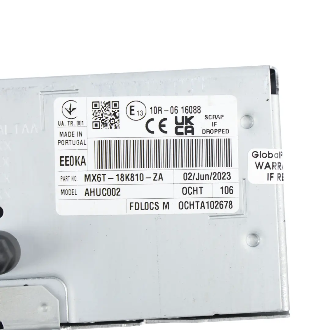 C482 Radio CD Player Navigationsgerät MX6T-18K810-ZA für Ford Kuga mit Teilenummer 2628162 Ford Kuga C482 Radio CD Player Navigationsgerät MX6T-18K810-ZA - SKU 2628162 - Teilenummer 2628162