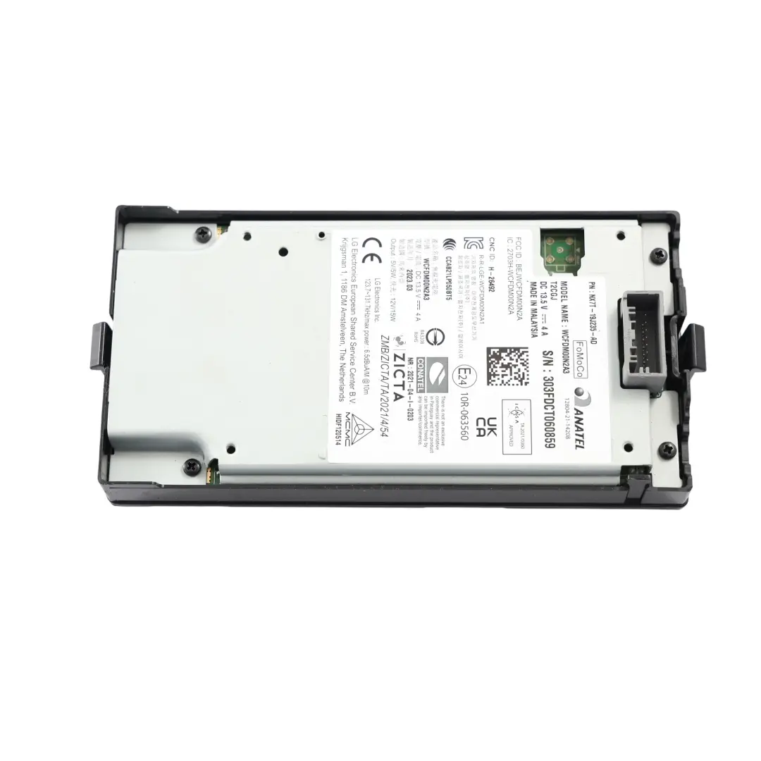MK4 Módulo Carga Inalámbrica ECU NX7T-19J235-AC para Ford Focus con número de pieza 2641479 Ford Focus MK4 Módulo Carga Inalámbrica ECU NX7T-19J235-AC - SKU 2641479 - Número de pieza 2641479
