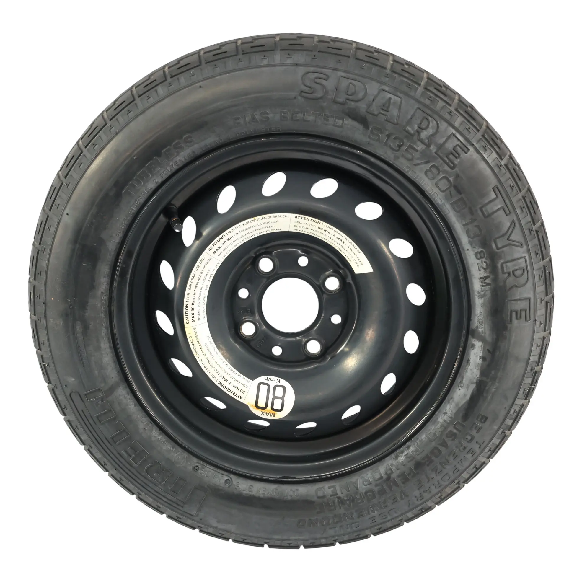 Fiat Panda Pirelli Roue de Secours Galette S135/80 B13 ET:33 2709