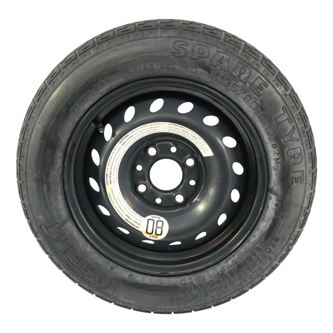 Fiat Panda Pirelli Rueda de Repuesto Temporal S135/80 B13 ET:33 - SKU 2709 - Número de pieza 2709