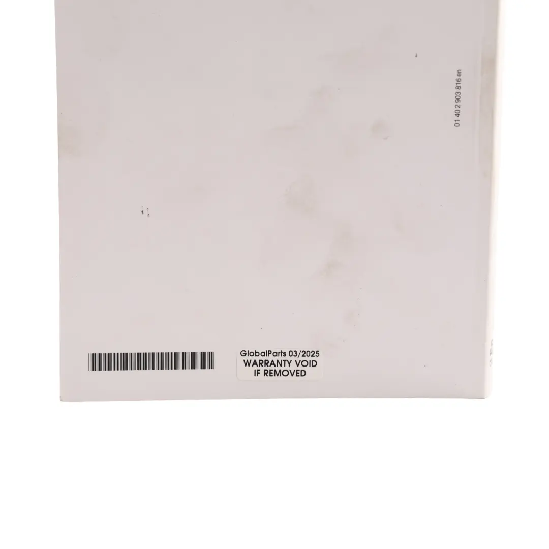 Service Booklet Owner's Handbook Instructions Book to BMW F30 Saloon with Part number 2903816 BMW F30 Saloon Service Booklet Owner's Handbook Instructions Book - SKU 2903816 - Part number 2903816
