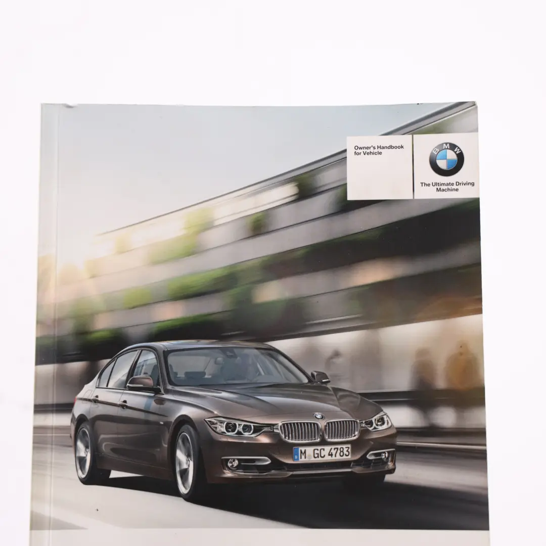 BMW F30 Saloon Service Booklet Owner's Handbook Instructions Book - SKU 2903816 - Part number 2903816