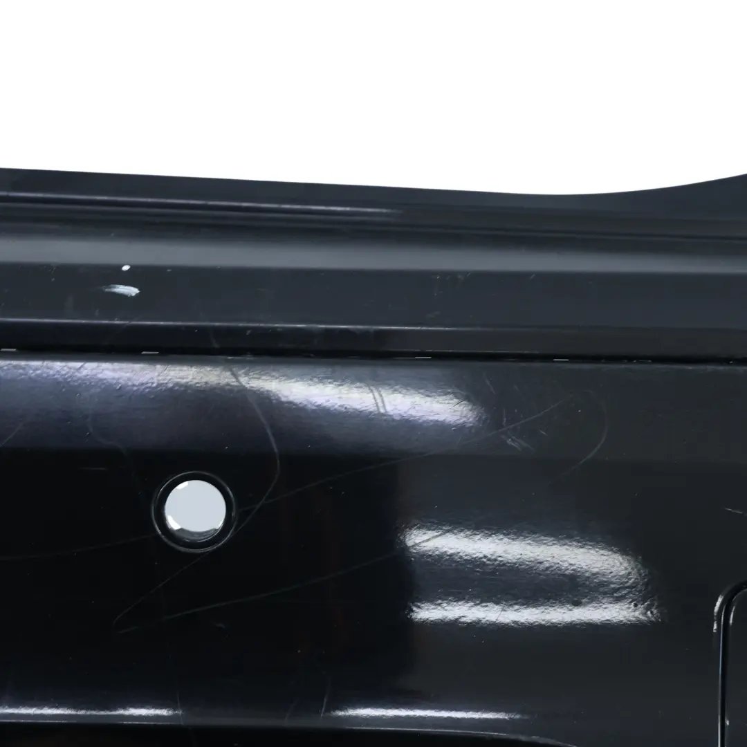 Complete Rear Bumper Trim Panel PDC Black Sapphire Metallic - 475 to BMW X1 E84 with Part number 2993568 BMW X1 E84 Complete Rear Bumper Trim Panel PDC Black Sapphire Metallic - 475 - SKU 2993568-BS - Part number 2993568