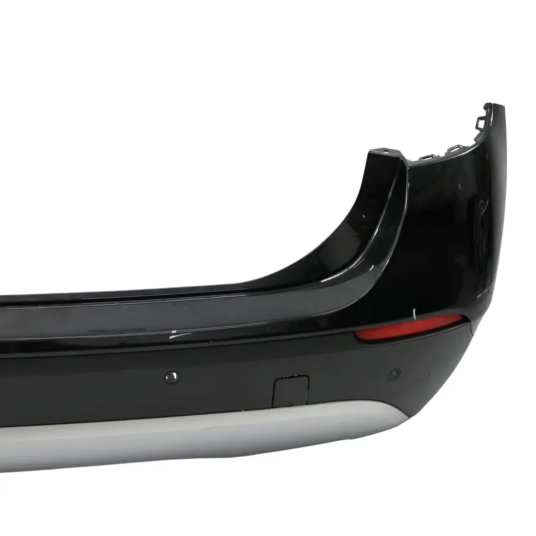Complete Rear Bumper Trim Panel PDC Black Sapphire Metallic - 475 to BMW X1 E84 with Part number 2993568 BMW X1 E84 Complete Rear Bumper Trim Panel PDC Black Sapphire Metallic - 475 - SKU 2993568-BS1 - Part number 2993568