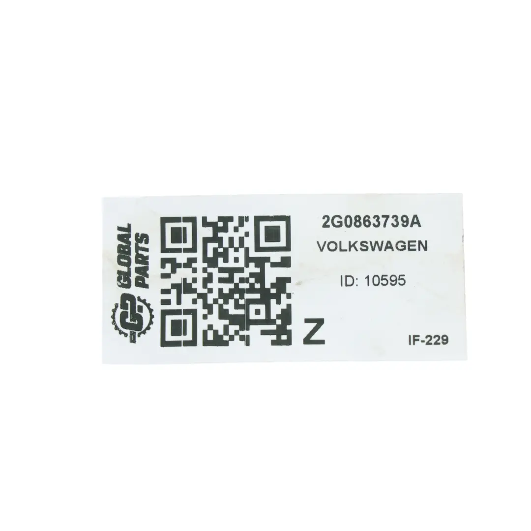 Volkswagen Polo Mk6 AW1 Handbrake Aperture Centre Console Cover - SKU 2G0863739A - Part number 2G0863739A