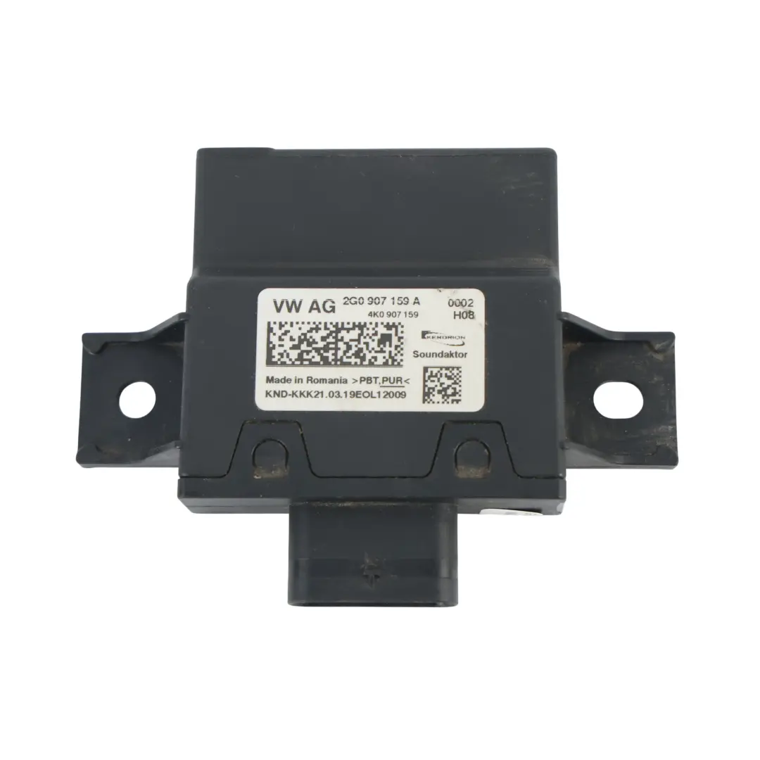 MK6 Unidad Control Sonido Impacto Módulo ECU para Volkswagen Polo con número de pieza 2G0907159A Volkswagen Polo MK6 Unidad Control Sonido Impacto Módulo ECU - SKU 2G0907159A - Número de pieza 2G0907159A