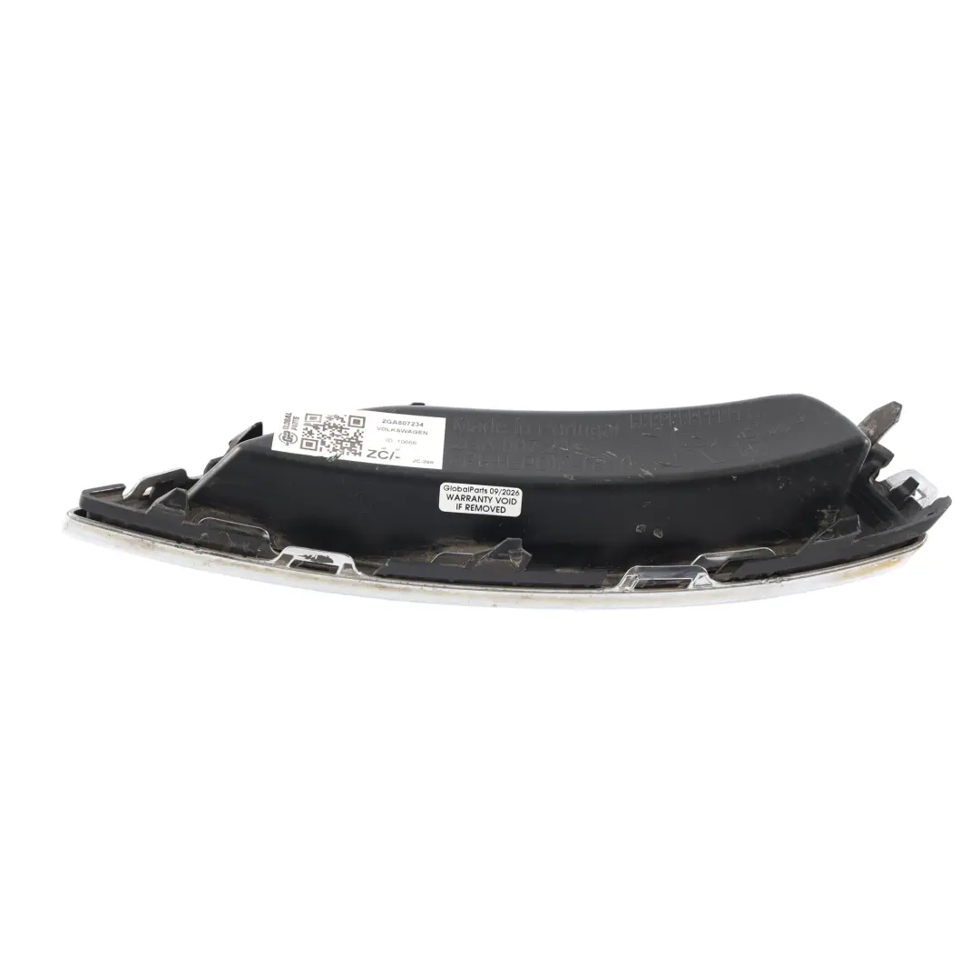 Bumper Closing Element Trim Panel Rear Right O/S to Volkswagen T-Roc with Part number 2GA807234 Volkswagen T-Roc Bumper Closing Element Trim Panel Rear Right O/S - SKU 2GA807234 - Part number 2GA807234