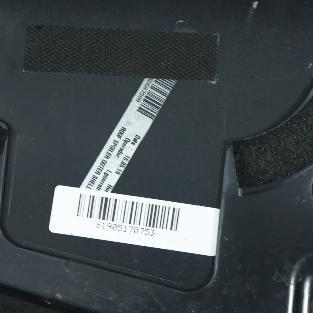 Spoiler Boot Deck Lid Tail Wing Trim Deep Black - C9X to Volkswagen T-Roc A11 Rear with Part number 2GA827936B Volkswagen T-Roc A11 Rear Spoiler Boot Deck Lid Tail Wing Trim Deep Black - C9X - SKU 2GA827936B-DBL - Part number 2GA827936B