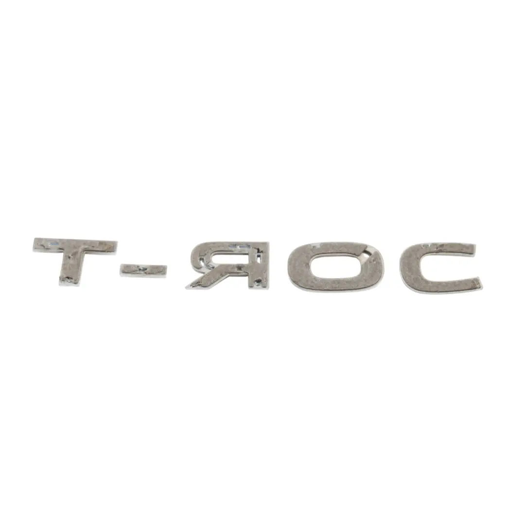 Heck Heckklappe Emblem Logo Schriftzug Plakette für Volkswagen T-Roc mit Teilenummer 2GA853687A Volkswagen T-Roc Heck Heckklappe Emblem Logo Schriftzug Plakette - SKU 2GA853687A - Teilenummer 2GA853687A