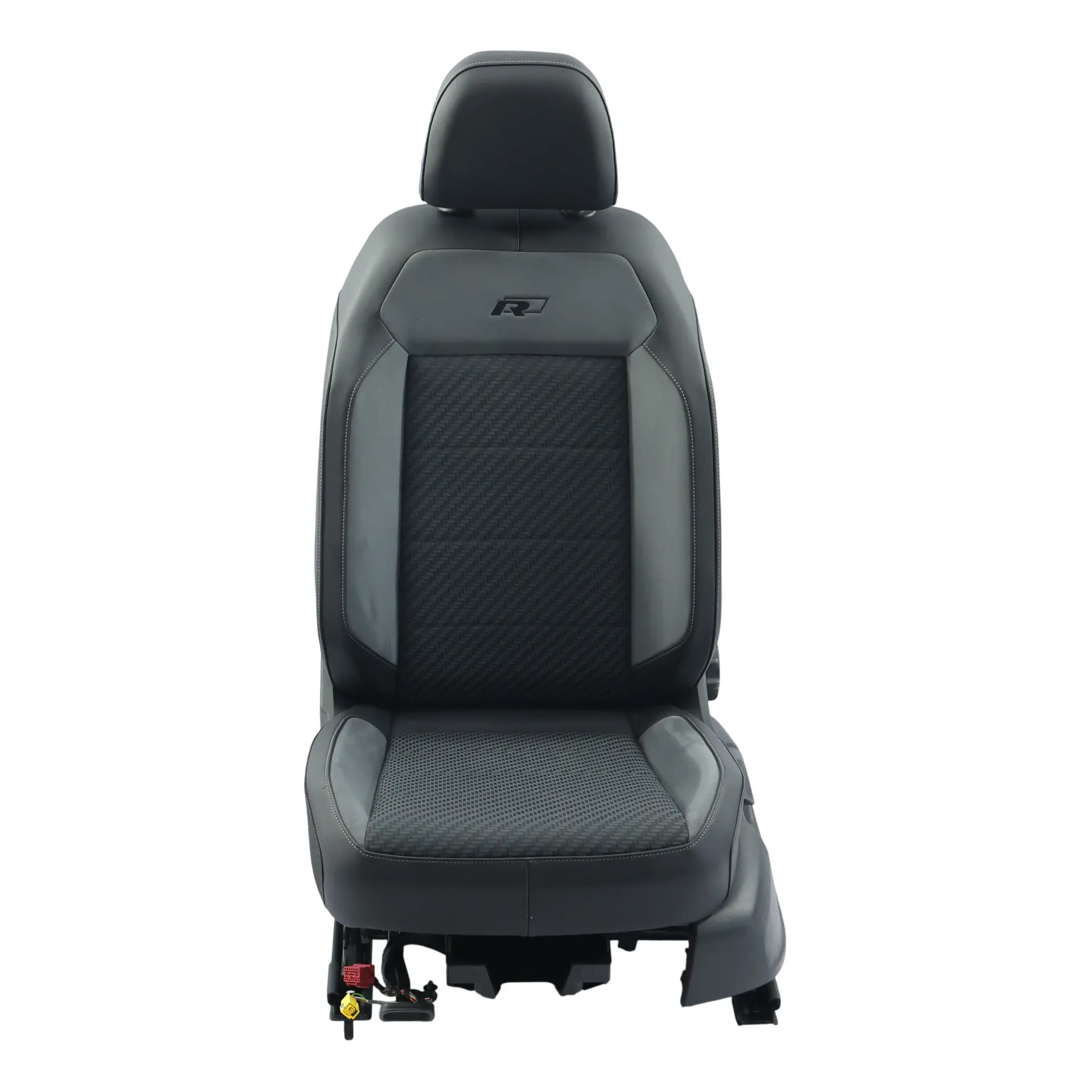 Volkswagen T-Roc R-Line Seat Heated Front Left N/S Leather Velour Black Grey