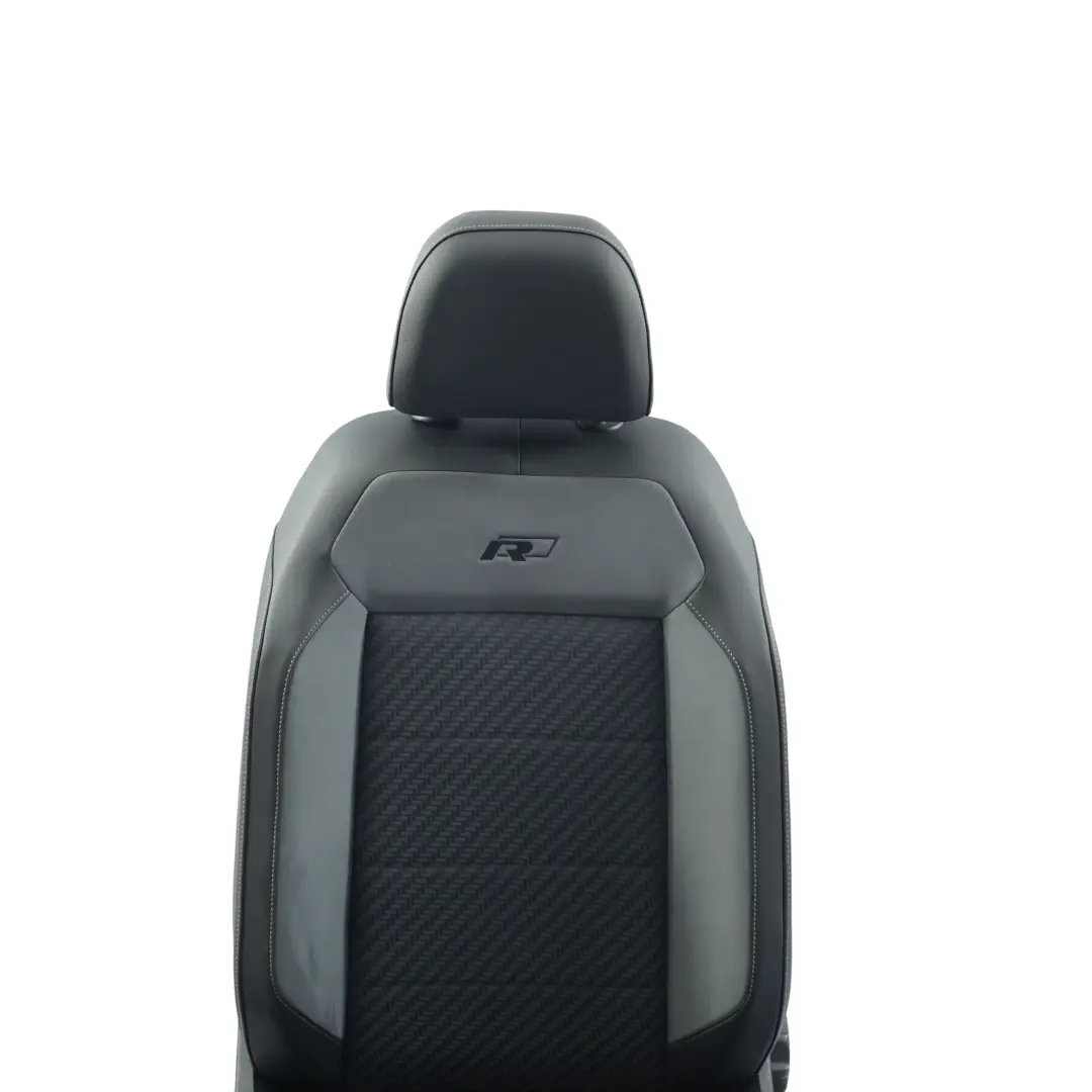 Volkswagen T-Roc R-Line Seat Heated Front Left N/S Leather Velour Black Grey - SKU 2GA881805BE - Part number 2GA881805BE