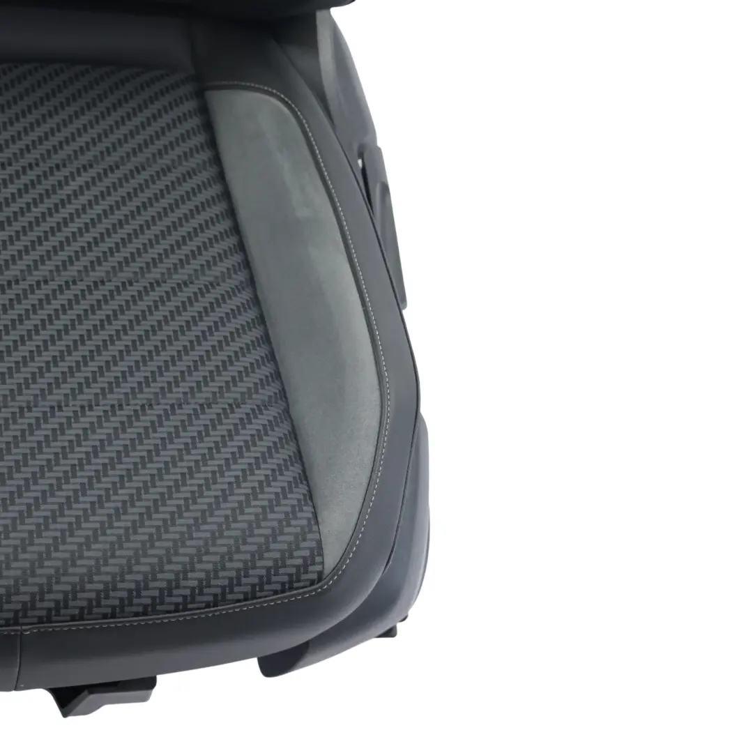 Volkswagen T-Roc R-Line Seat Heated Front Left N/S Leather Velour Black Grey - SKU 2GA881805BE - Part number 2GA881805BE