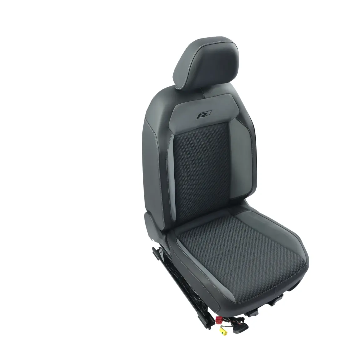 R-Line Siège Chauffant Avant Gauche Cuir Velours Noir Gris pour Volkswagen T-Roc à propos du numéro de pièce 2GA881805BE Volkswagen T-Roc R-Line Siège Chauffant Avant Gauche Cuir Velours Noir Gris - SKU 2GA881805BE - Numéro de pièce 2GA881805BE