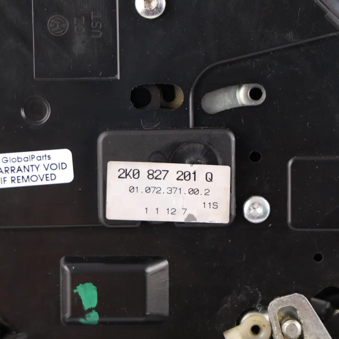 VW Volkswagen Caddy Rear Loading Door Lock Catch Latch Mechanism - SKU 2K0827201Q - Part number 2K0827201Q