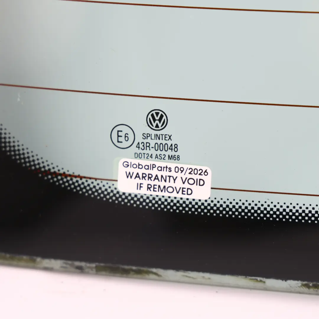 2K Rear Door Window Glass Heated AS2 Left N/S to Volkswagen Caddy with Part number 2K0845051G Volkswagen Caddy 2K Rear Door Window Glass Heated AS2 Left N/S - SKU 2K0845051G - Part number 2K0845051G