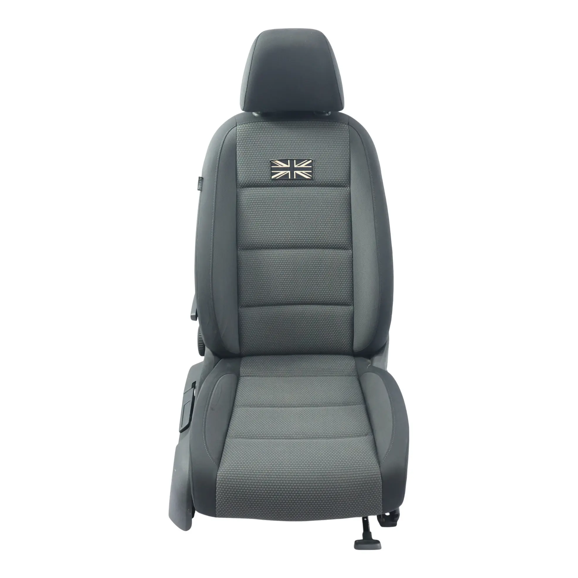 Volkswagen Caddy Mk2 Front Seat Interior Cloth Leatherette Art Grey Right O/S