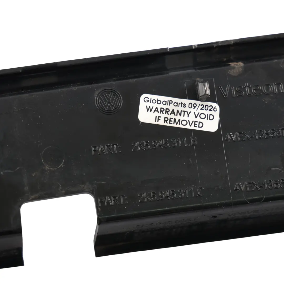 Mk3 2K Rear Light Cover Panel Trim Black Left N/S to Volkswagen Caddy with Part number 2K5945311B Volkswagen Caddy Mk3 2K Rear Light Cover Panel Trim Black Left N/S - SKU 2K5945311B - Part number 2K5945311B
