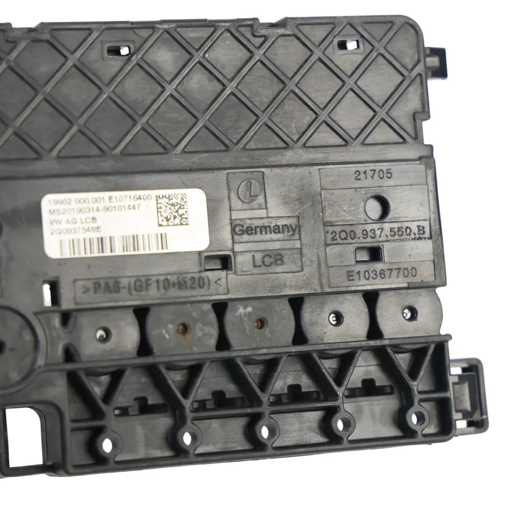 Fusebox Power Distribution 2.0 TFSI Petrol to Volkswagen Polo Gti AW1 with Part number 2Q0937550B Volkswagen Polo Gti AW1 Fusebox Power Distribution 2.0 TFSI Petrol - SKU 2Q0937550B - Part number 2Q0937550B