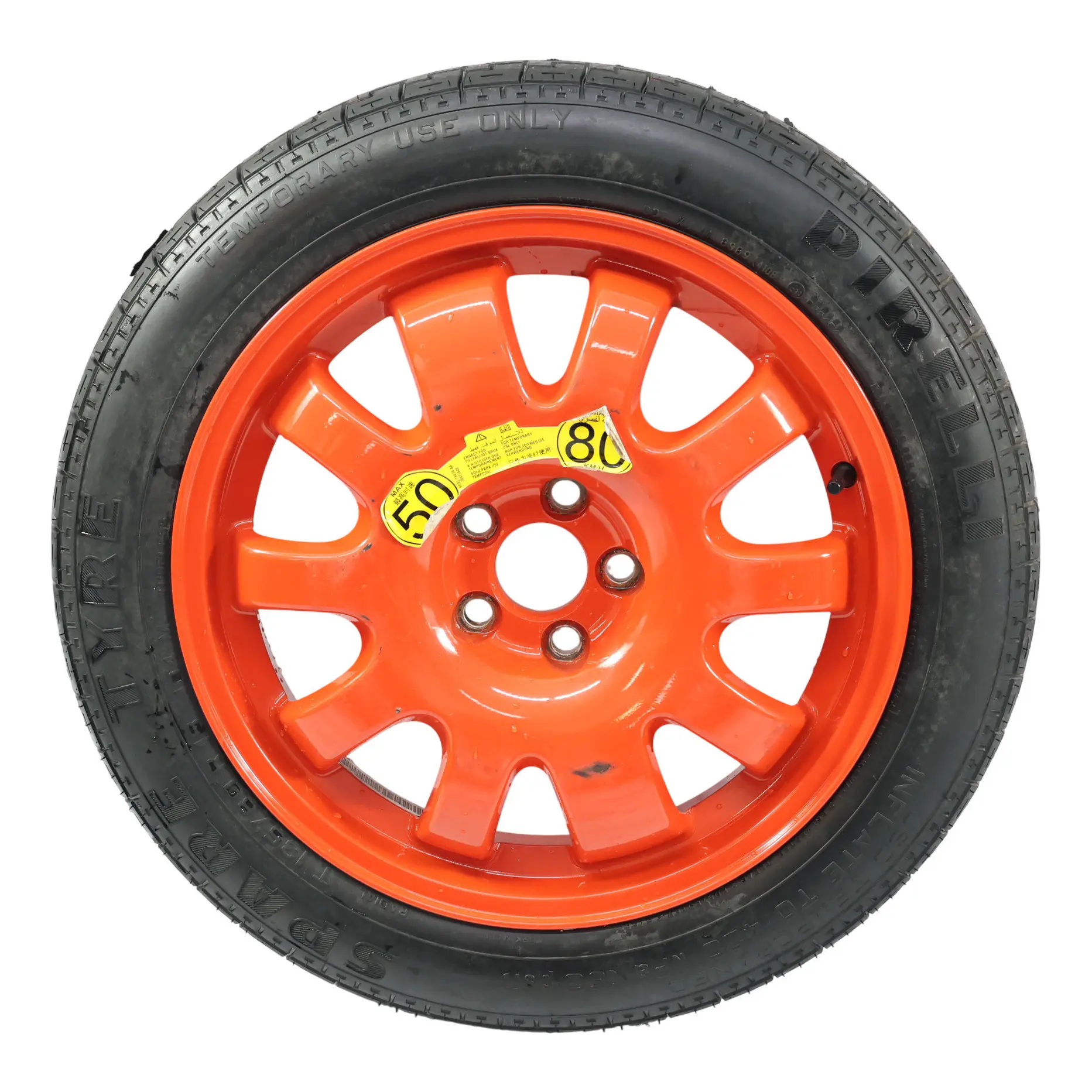 Jaguar XF X250 Ersatz Stahlfelge Reifen Pirelli 135/80 18" 4J 2R83-1007-RA