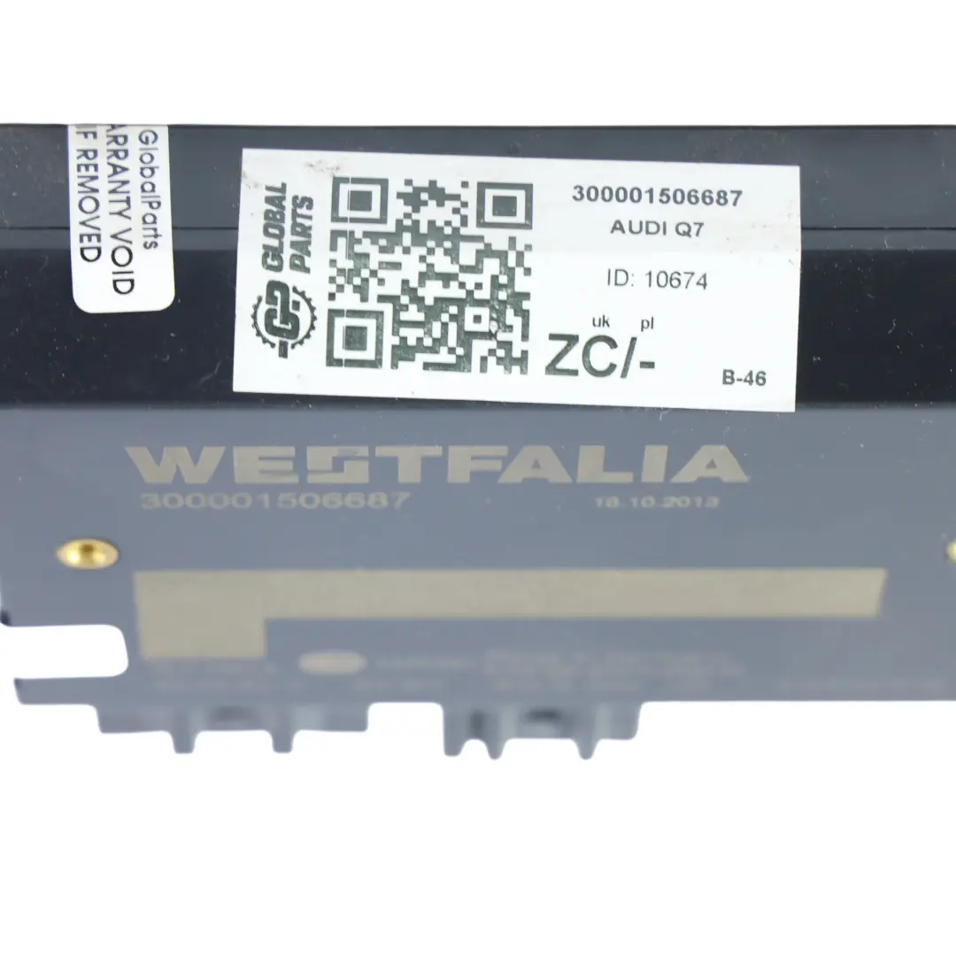 Towbar Trailer Hitch Control Module Unit ECU HELLA 5DS010154-11 to Audi Q7 4L with Part number 4E0907383H Audi Q7 4L Towbar Trailer Hitch Control Module Unit ECU HELLA 5DS010154-11 - SKU 4E0907383H-1 - Part number 4E0907383H