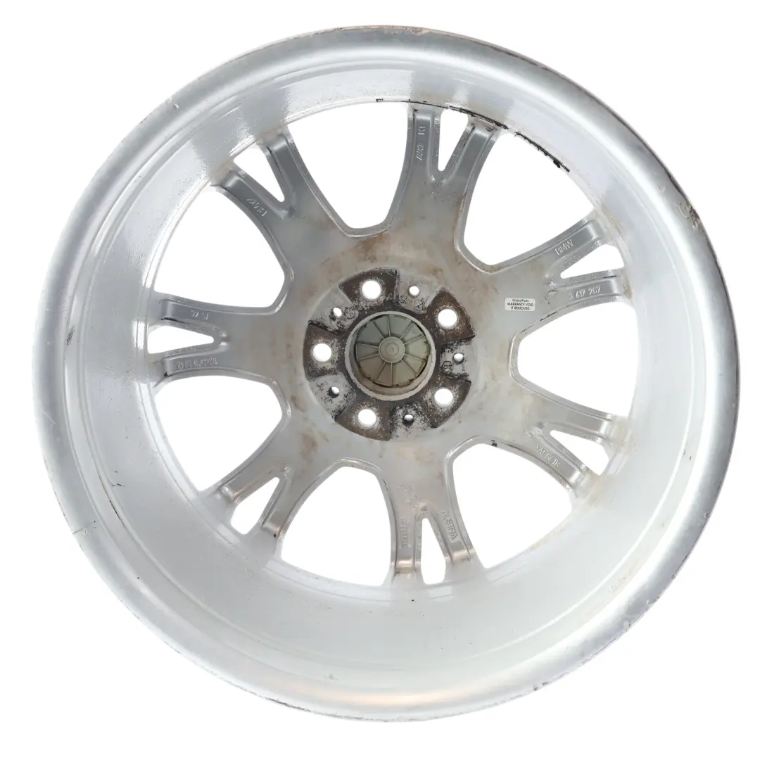 BMW X3 E83 Jante Avant Argent Jante Alu à rayons Y 191 19" 8,5J ET:46 - SKU 3417267-2 - Numéro de pièce 3417267