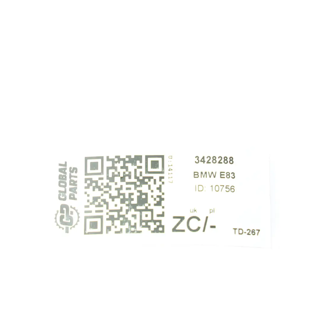 BMW X3 E83 E83N LCI Cache Prise Allume-Cigare et Plateau - SKU 3428288 - Numéro de pièce 3428288