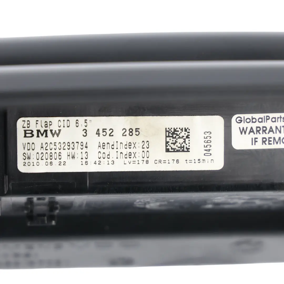 BMW X3 E83 Boardmonitor Central Information Display Screen 6.5" - SKU 3452285-2 - Part number 3452285