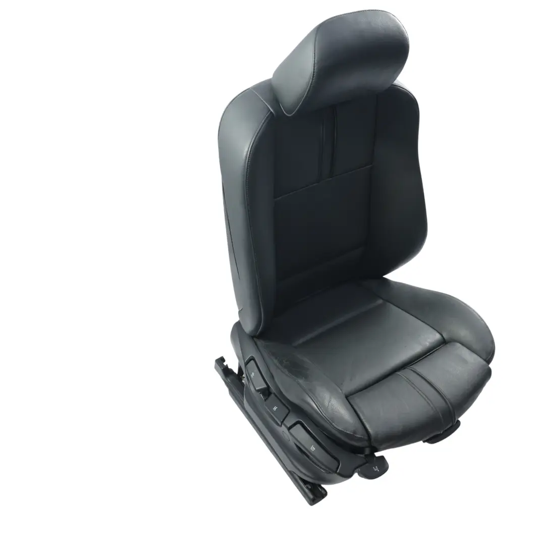 Front Seat Left N/S Heated Sport Interior Leather Nevada Black to BMW X3 E83 LCI with Part number 3454327 BMW X3 E83 LCI Front Seat Left N/S Heated Sport Interior Leather Nevada Black - SKU 3454327-5 - Part number 3454327