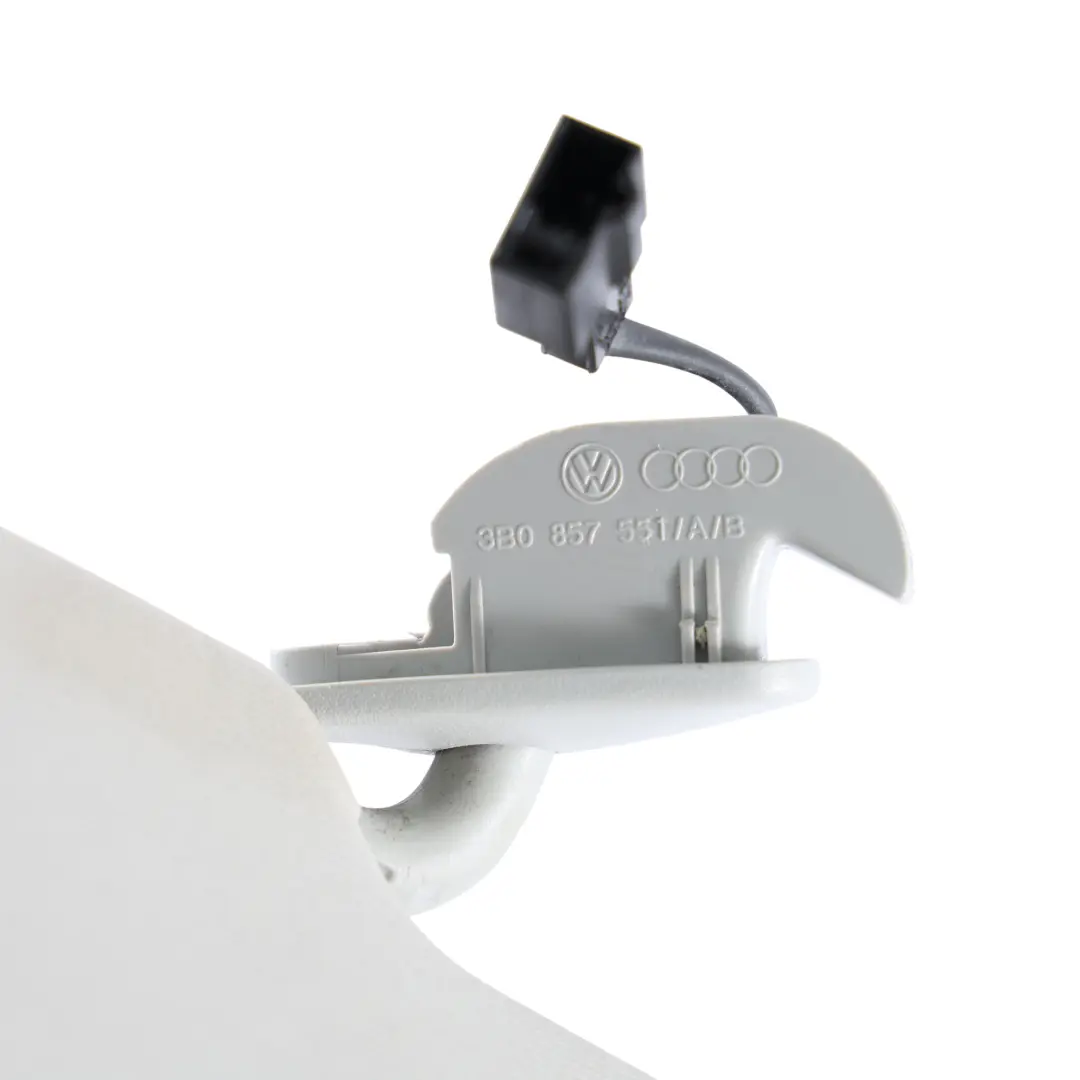 VW Volkswagen Golf Mk4 Sun Visor Panel Cover Mirror Left N/S Grey - SKU 3B0857551AM - Part number 3B0857551AM