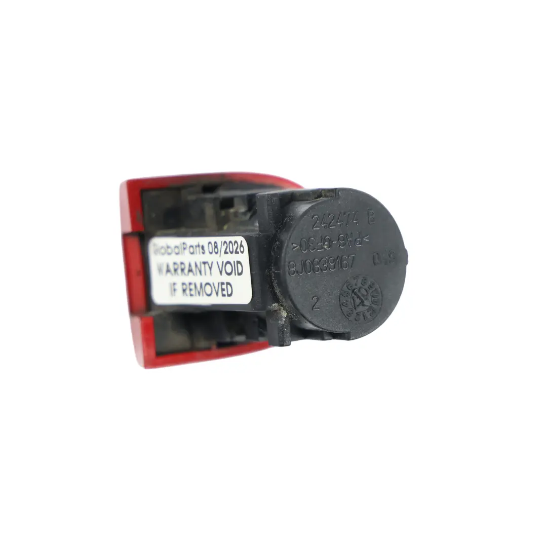 Audi TT Front Door Handle End Cap Passenger Side Brilliant Red - Y3J - SKU 3B4839879A-BRR - Part number 3B4839879A