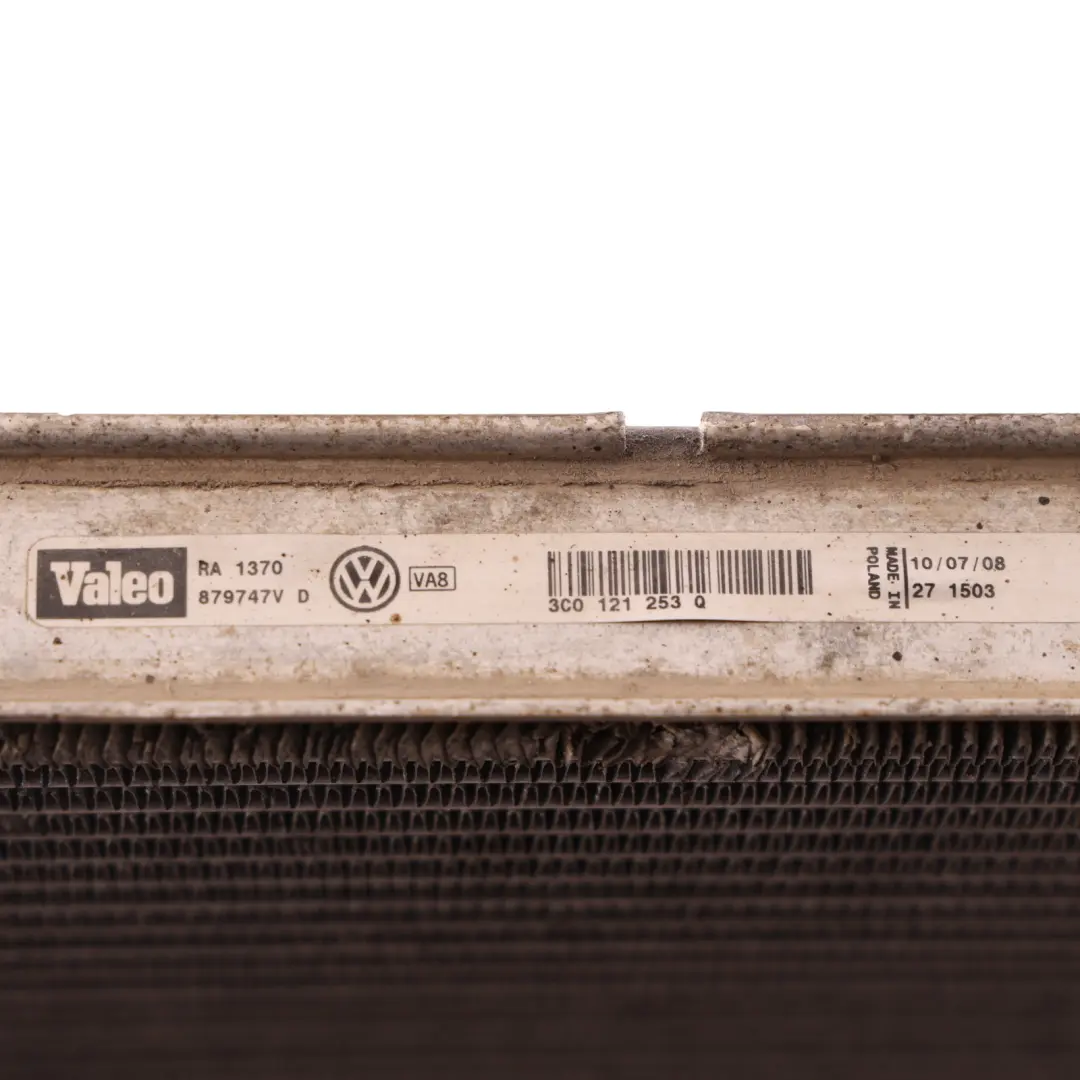 Water Radiator Cooler Unit 2.0 TDI Diesel to Volkswagen Passat B6 with Part number 3C0121253Q Volkswagen Passat B6 Water Radiator Cooler Unit 2.0 TDI Diesel - SKU 3C0121253Q - Part number 3C0121253Q