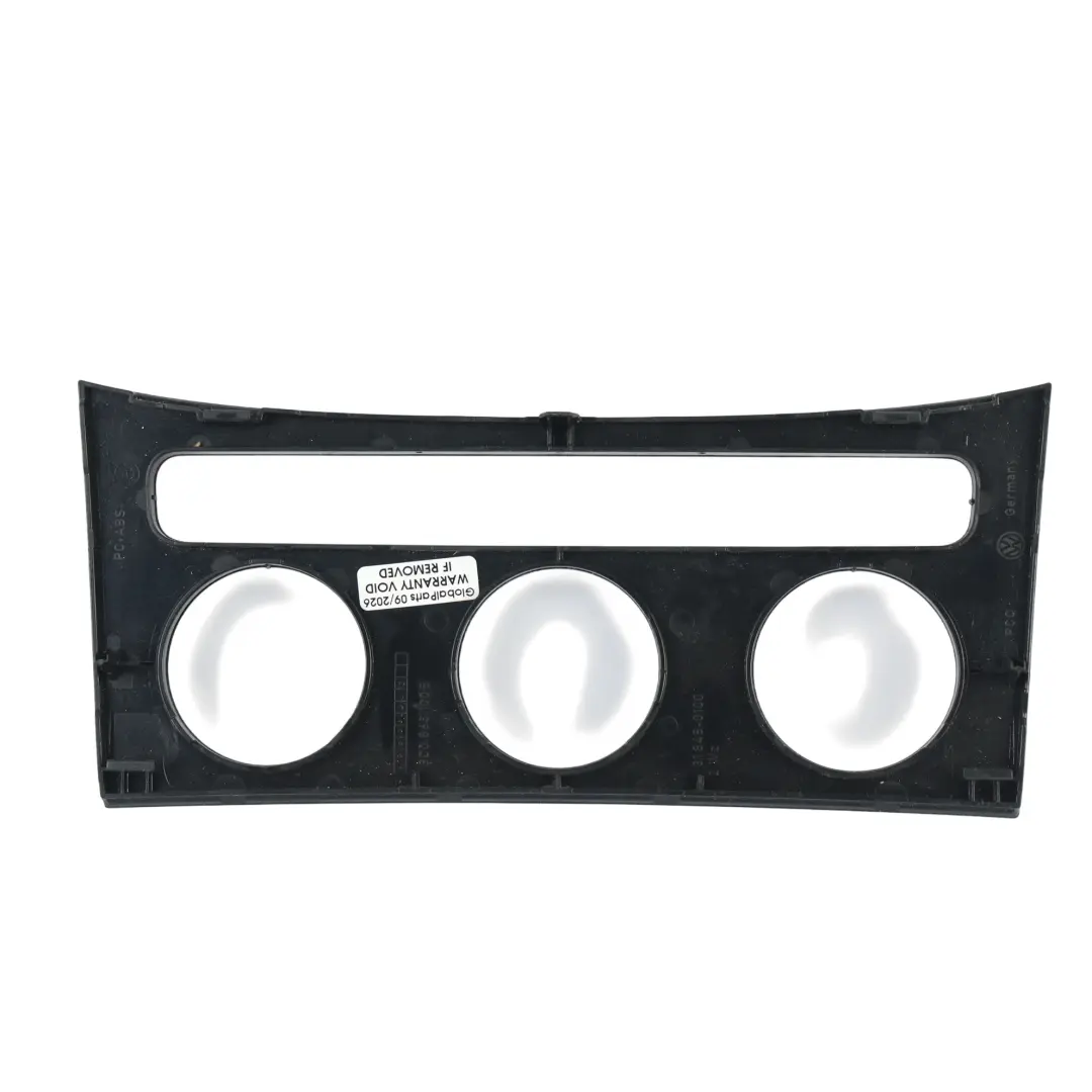 Heater Controls Surround Trim Frame Matt Chrome to Volkswagen Passat B6 with Part number 3C0863100E Volkswagen Passat B6 Heater Controls Surround Trim Frame Matt Chrome - SKU 3C0863100E - Part number 3C0863100E