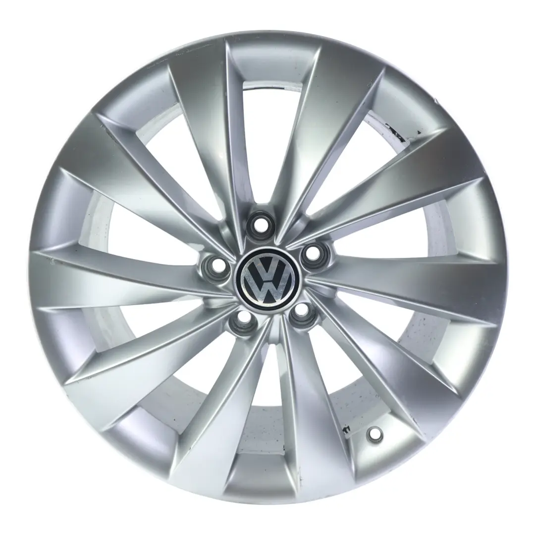 Volkswagen Scirocco Mk3 Silver Wheel Alloy Rim 18" 8J ET:41 - SKU 3C8601025AB-3 - Part number 3C8601025AB
