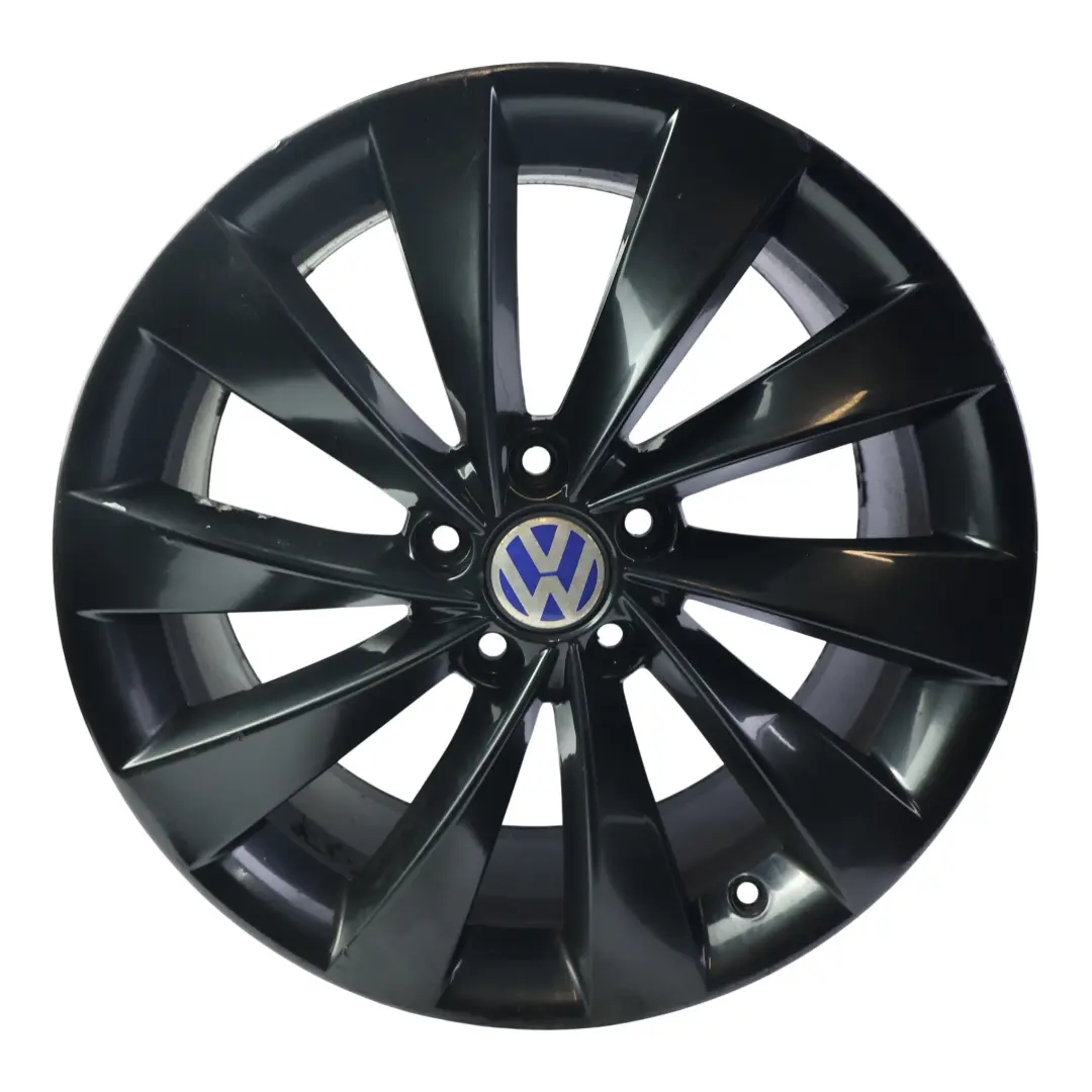 Mk3 Black Wheel Alloy Rim 18" 8J ET:41 to Volkswagen Scirocco with Part number 3C8601025D Volkswagen Scirocco Mk3 Black Wheel Alloy Rim 18" 8J ET:41 - SKU 3C8601025D-3 - Part number 3C8601025D