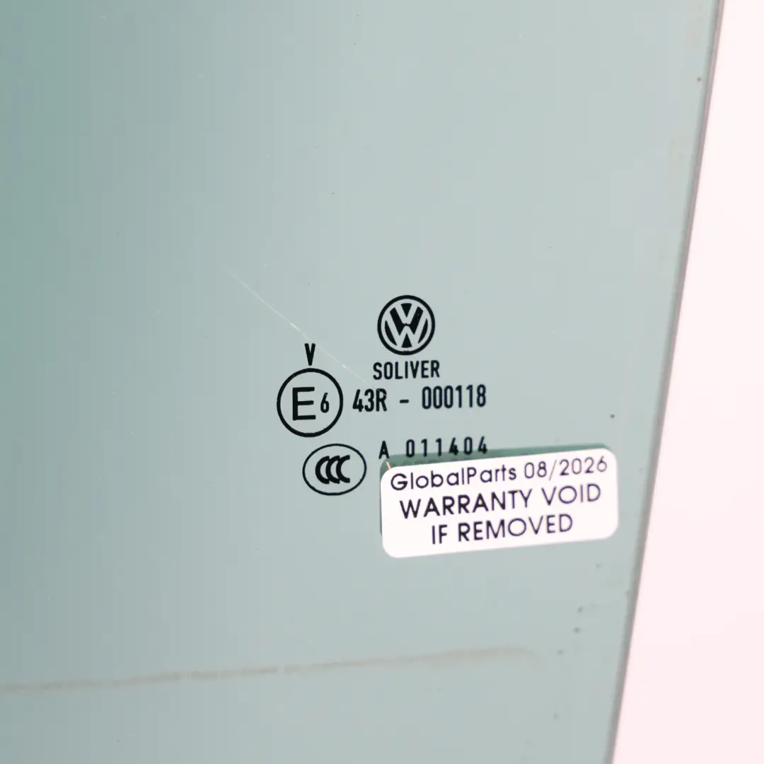 Volkswagen Passat B6 Fensterscheibe Hinten Tür Links Verglasung AS2 - SKU 3C9845025C - Teilenummer 3C9845025C