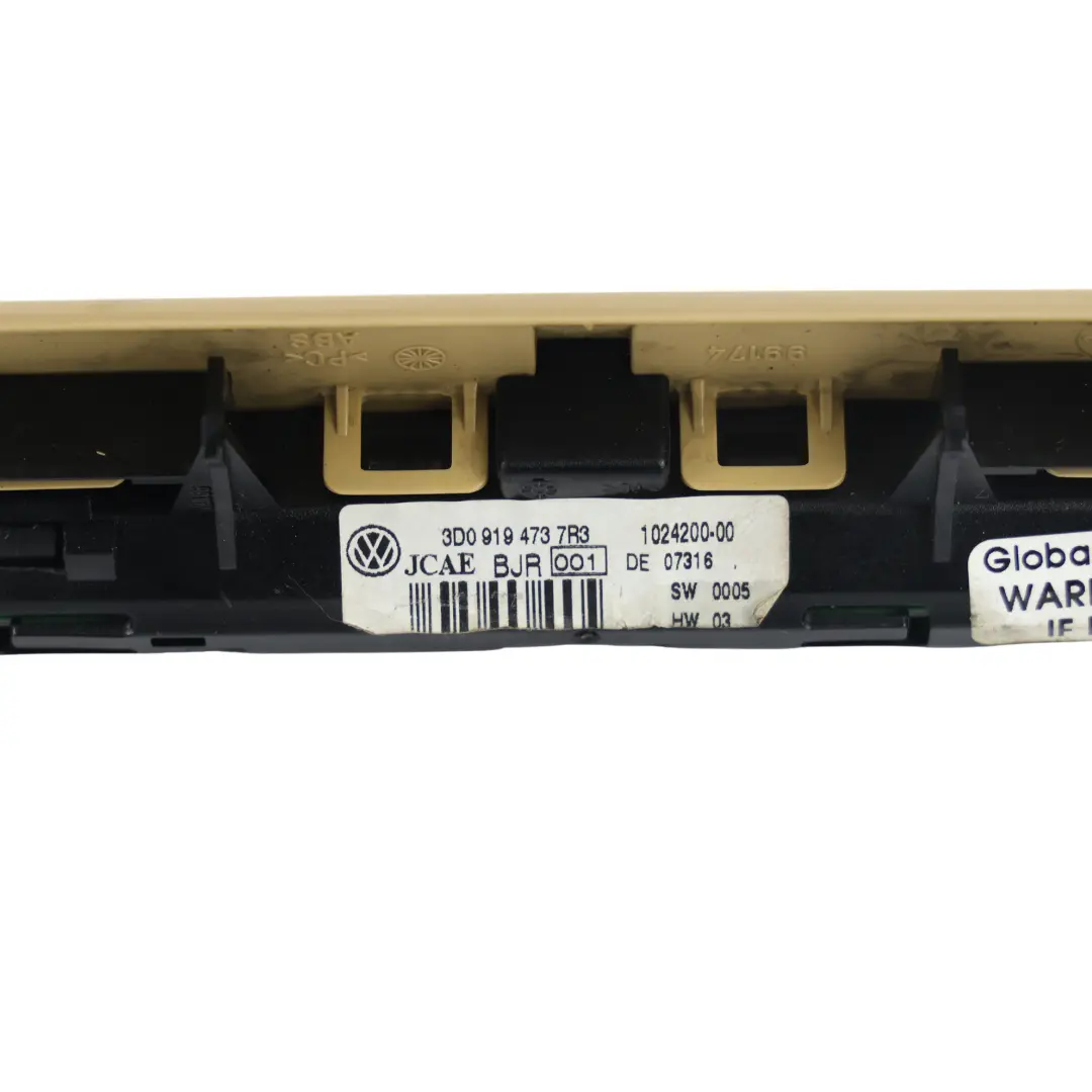Volkswagen Touareg PDC Parkassistent System Display Panel Einheit - SKU 3D0919473-1 - Teilenummer 3D0919473
