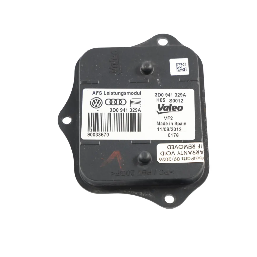 Volkswagen Passat B7 Scheinwerfer Kurvenlicht Modul Steuergerät - SKU 3D0941329A - Teilenummer 3D0941329A