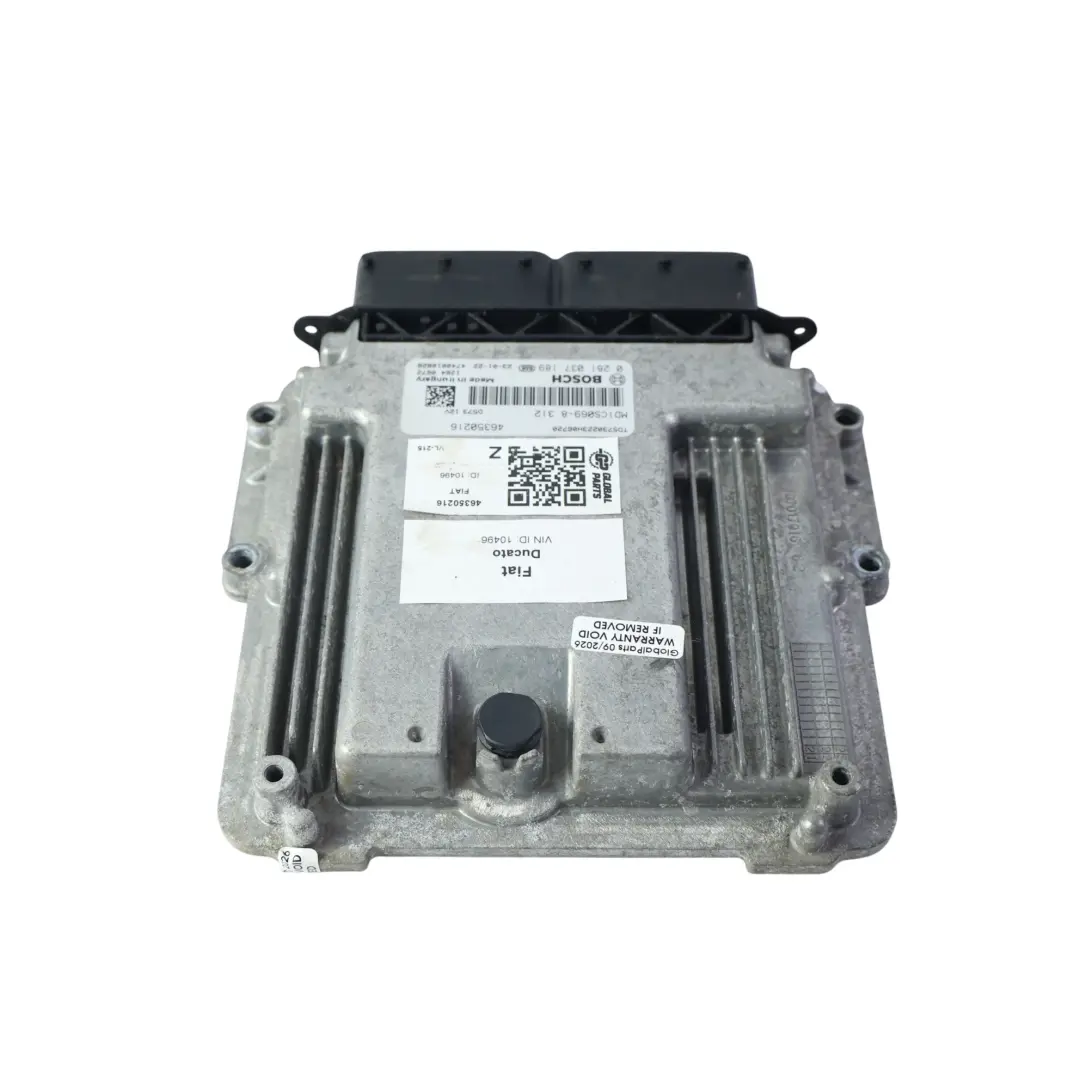 Fiat Ducato 2.2 HDI MultiJet 141HP Engine ECU Kit 0281037189 Manual - SKU 46350216 - Part number 46350216