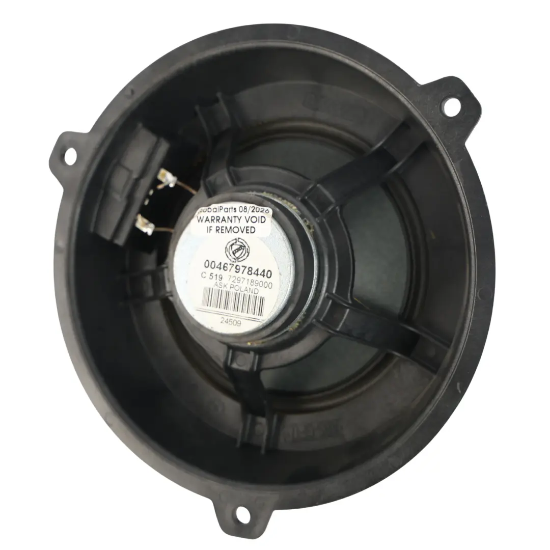 Mk2 Rear Door Speaker Loudspeaker Left Right N/O/S Side to Fiat Panda with Part number 46797844 Fiat Panda Mk2 Rear Door Speaker Loudspeaker Left Right N/O/S Side - SKU 46797844 - Part number 46797844