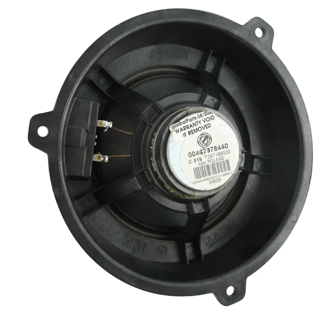 Mk2 Rear Door Speaker Loudspeaker Left Right N/O/S Side to Fiat Panda with Part number 46797844 Fiat Panda Mk2 Rear Door Speaker Loudspeaker Left Right N/O/S Side - SKU 46797844 - Part number 46797844