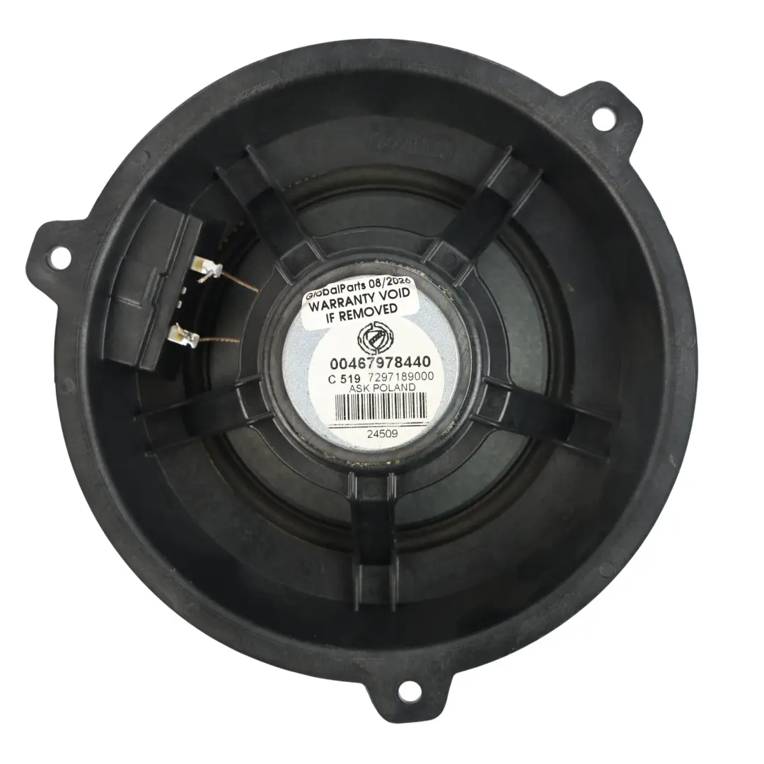 Mk2 Rear Door Speaker Loudspeaker Left Right N/O/S Side to Fiat Panda with Part number 46797844 Fiat Panda Mk2 Rear Door Speaker Loudspeaker Left Right N/O/S Side - SKU 46797844 - Part number 46797844